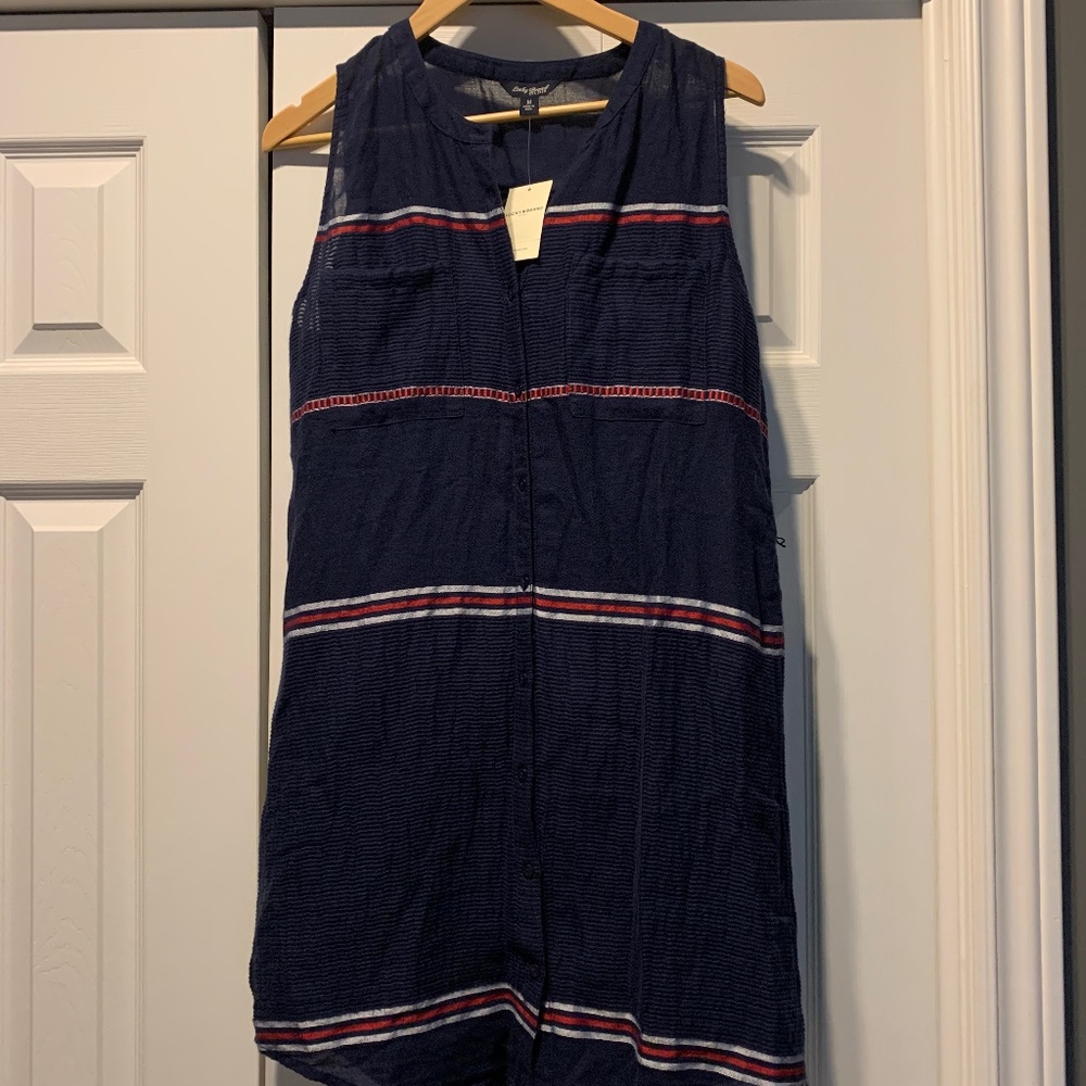 NWT Lucky Brand Dress Navy Medium